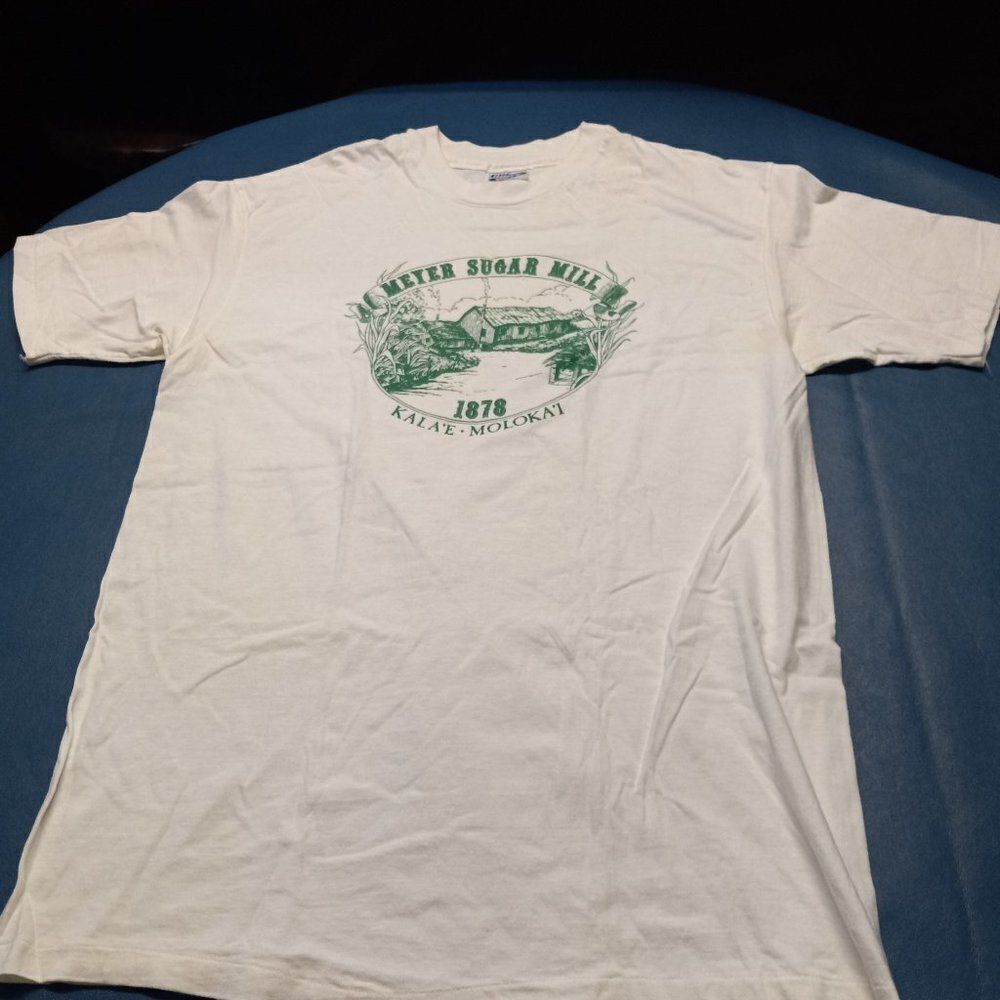 Vintage Meyer Sugar Mill  1878 graphic Single stitched T-shirt